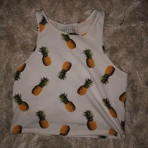 Pineapple crop top